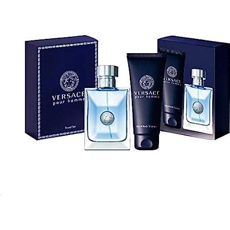 Versace Signature Gift Set, Edt Spray 3.4 Oz & Hair And Body 